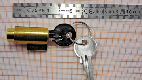 Steering lock peugeot moped - lock,