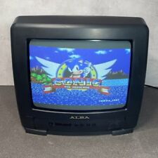 Alba 14" inch CRT Cube TV - Black - Video Retro Gaming Display Television Screen