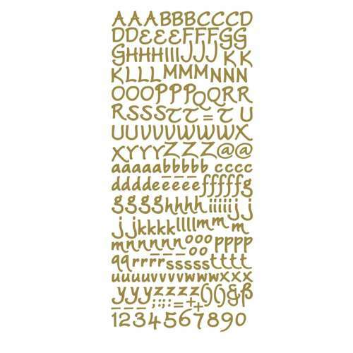 Alphabet stickers upper - , lower