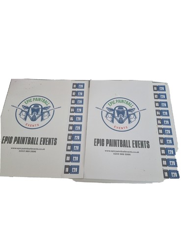 Paintballing tickets - 20,