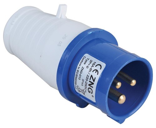 Amp 240v male plug - 240v,