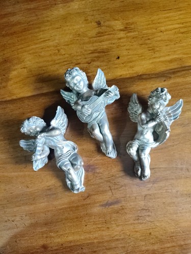 Vintage golden cherub - cherub, angel