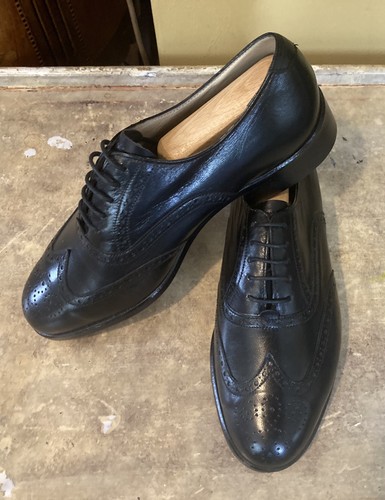 Grenson black brogues - black, size