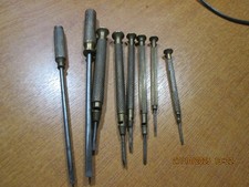 Brass handled jewellers screwdrivers, Very god quality and condition 8 off