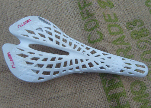 Vertu bicycle saddle white - bicycle,