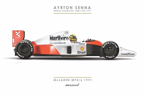 Ayrton senna illustration - senna,