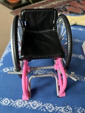 Barbie Pink & Black Wheelchair