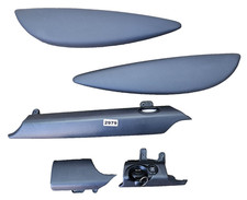 Mini Cooper One R56 Dashboard Dash Trim  Panel Set Black Leather RHD - 07-13