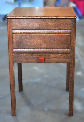 Vintage mid century solid - mid, wood
