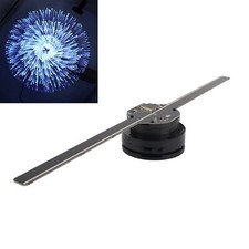 (UK)3D Hologram Fan 3D Hologram Projector 42cm 2 Blade LED Projection Fan