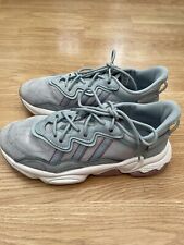 Adidas Originals Ozweego trianers in dusty blue with pink UK size 7