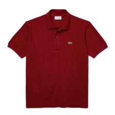 Lacoste Mens Polo Red L1212 Short Sleeve Classic Fit Cotton Sports Golf Shirts