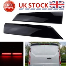 Black Lens High Level 3rd Brake Light For Ford Transit Custom Barn Door 2012+ UK