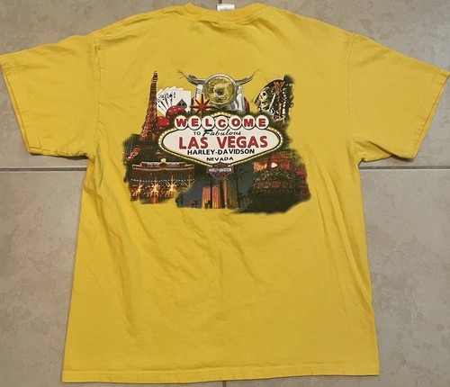 Vtg harley davidson faded las - vtg,