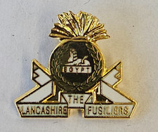 Enamel Lapel Badge LANCASHIRE FUSILIERS