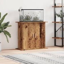 Modern wooden aquarium stand - wooden,