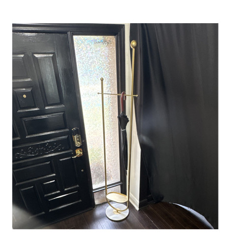 Freestanding metal coat hat - freestanding,