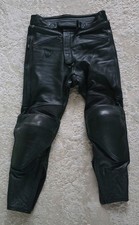 Triumph LEATHER MOTORCYCLE TROUSERS with knee protection UK 34/44