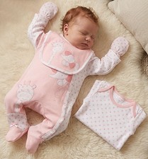 Premature Baby Girl 4 Pce Set