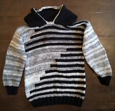  Hand-knitted hoodie/jumper, children Size 8-10 year old, new, chunky, warm