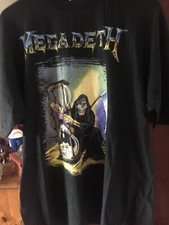 vintage megadeth t shirt Tour Xl Tour That Wouldn’t Happen Good Condition 1993