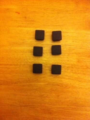 25mmx25mm plastic end - of,