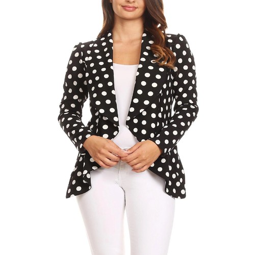 Womens polka dot - womens, blazer