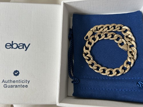9ct gold mini - gold, cuban