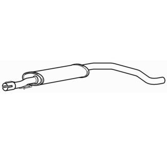 Euroflo centre exhaust middle - euroflo,