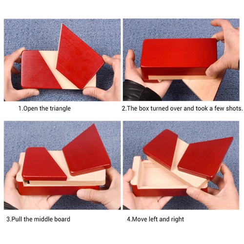 Magic puzzle box wooden - magic, brain