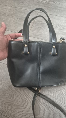 Black gold handbag - &, /