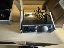 home recording studio bundle autio-technica at2020 , audio box iONE interface , 