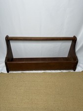 Vintage MCM Wood Shelf Plate