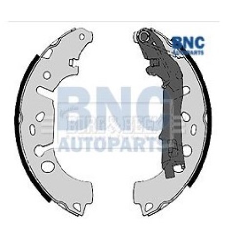Brake shoes rear set fits - rear, 4
