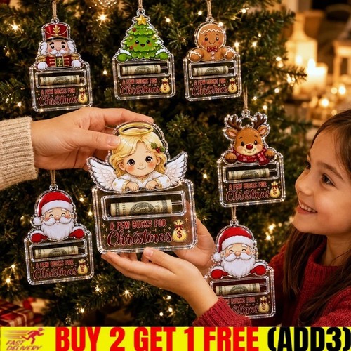 Christmas money gift - christmas, holder