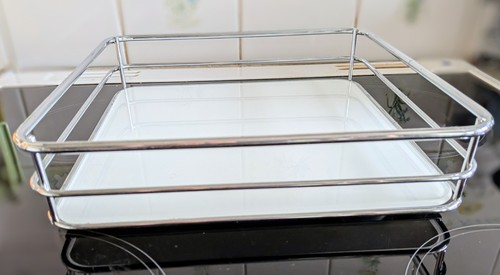 Square x10 chrome white - x10", &