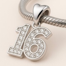 16th Pendant for Charm