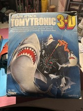 Tomytronic 3D Shark Attack Vintage 1983 Game - Boxed ,Working .
