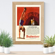 Budweiser Beer Replica Vintage