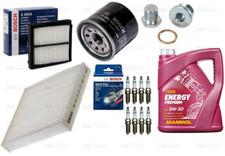 FULL BOSCH SERVICE KIT FOR HONDA JAZZ 1.4 PETROL 5L OIL + BOSCH KIT PLUGS