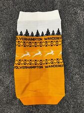 WOLVES CHRISTMAS DOG FOOTBALL JUMPER SIZE S