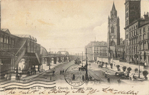 Overhead railway st nicholas - railway, &