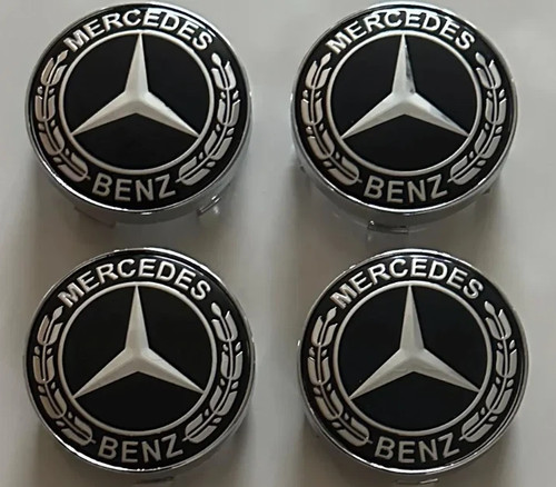 Mercedes black alloy wheel - 4x,