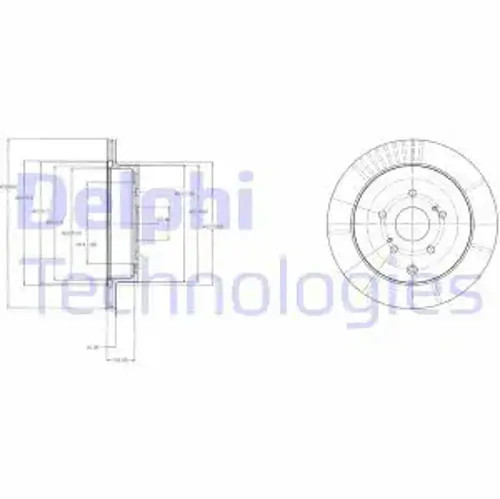 Brake disc vented bg4329 - brake,