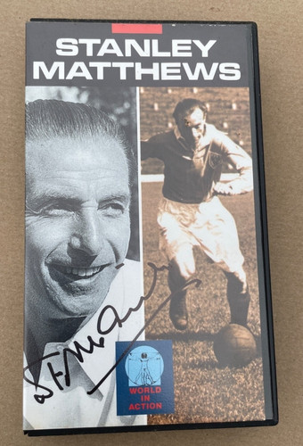 Stanley matthews signed video - stanley,