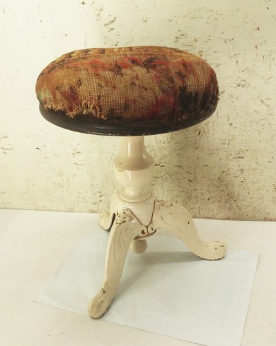 Vtg antique wood - wood, piano