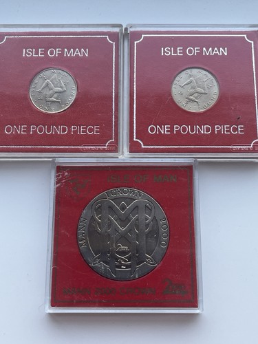 Rare isle man coin - man,