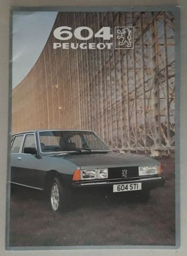 Peugeot 604 brochure 1981 - brochure,