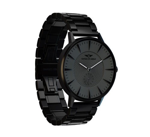 Men black gunmetal swiss - men's,