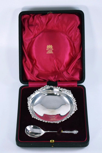 Antique silver christening - antique,